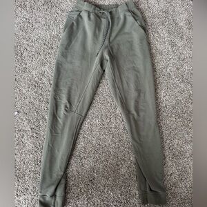 Lululemon Small Tall City Sweat Olive Green Jogger Pants